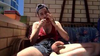 Goon boy snorts p. drinks his piss monstercock Pissboy
