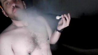 Perv Smoker Blowing Clouds