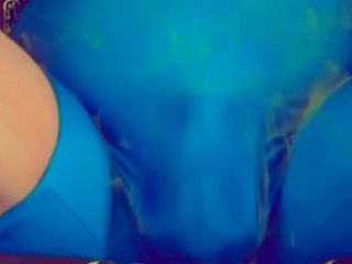 Tattooed Daddy Bear Blows Smoke Out of His Singlet Bulge