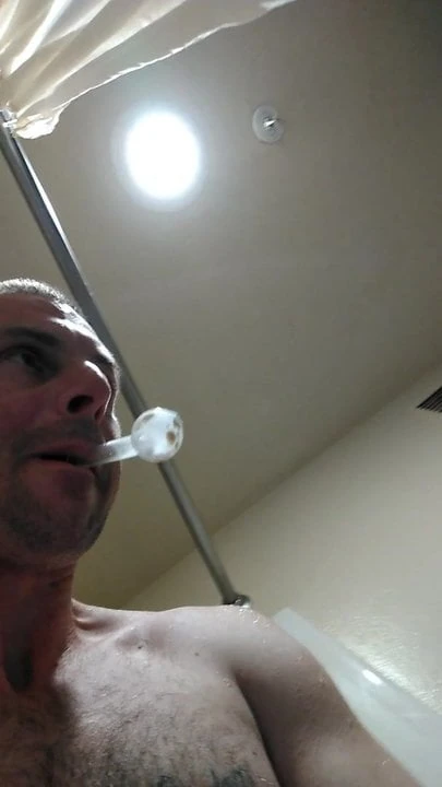 Smoking  jacking off